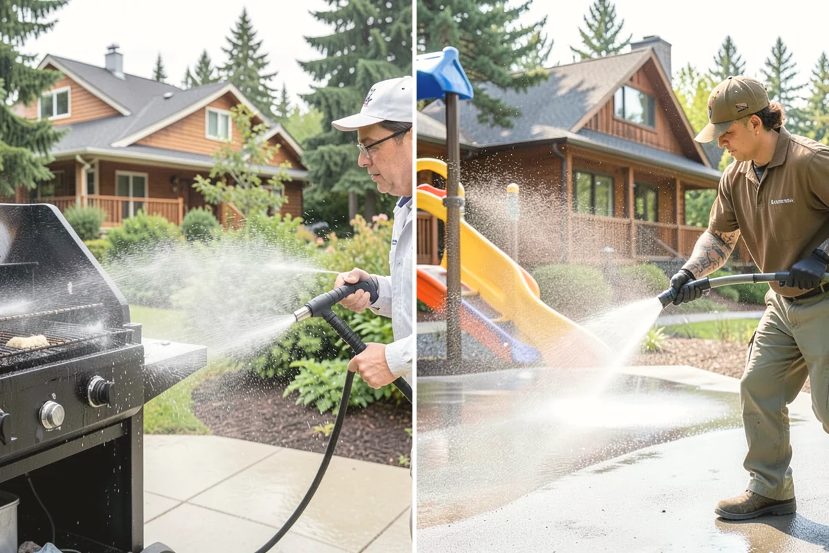 Gutter & Downspout Package in Mercer Island, King County, WA - Inspect gutter faces, troughs, and downspout outlets