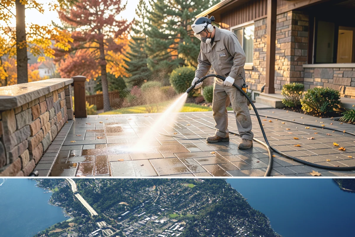 Gutter & Downspout Package in Mercer Island, King County, WA - Handle this package in early fall so downspouts run clear before the heaviest rains arrive.