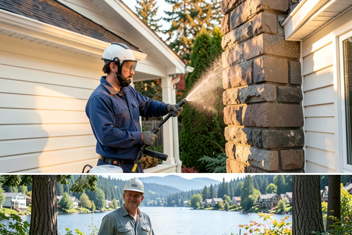 Gutter & Downspout Package in Milton, King County, WA - Handle this package in early fall so downspouts run clear before the heaviest rains arrive.