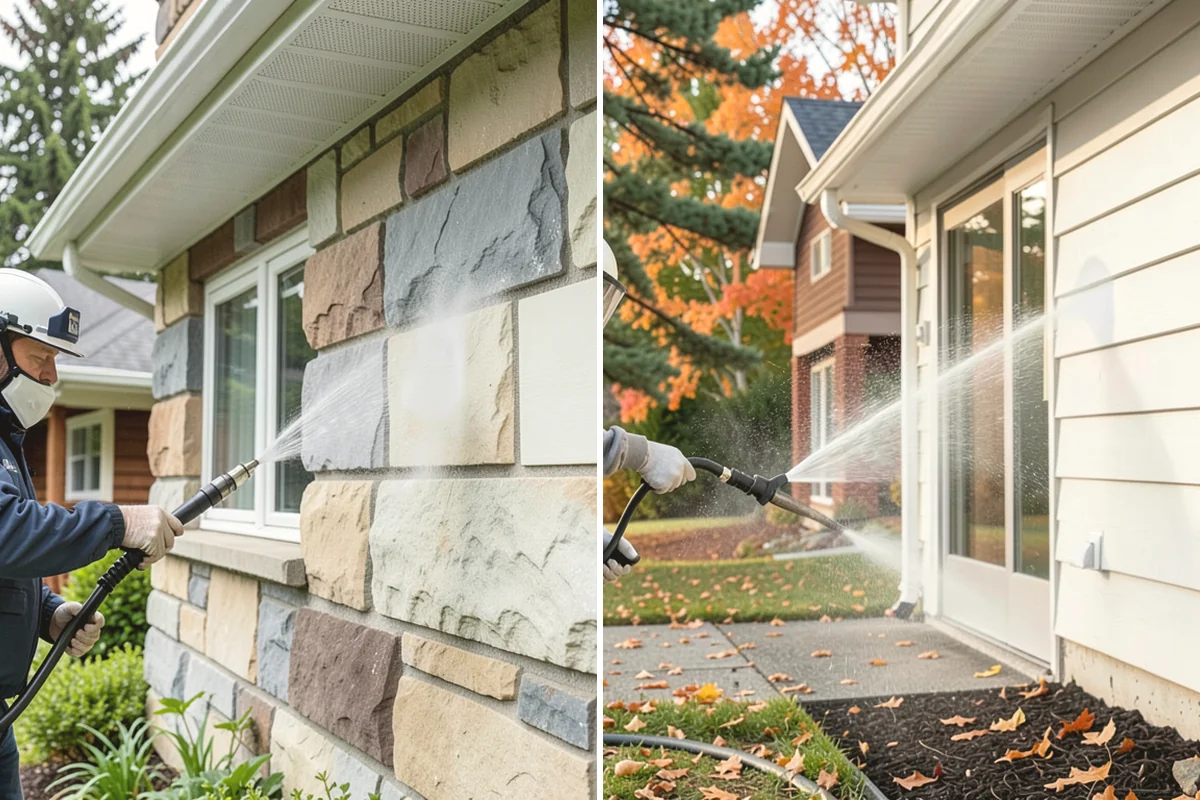 Gutter & Downspout Package in Mountlake Terrace, Snohomish County, WA - Inspect gutter faces, troughs, and downspout outlets