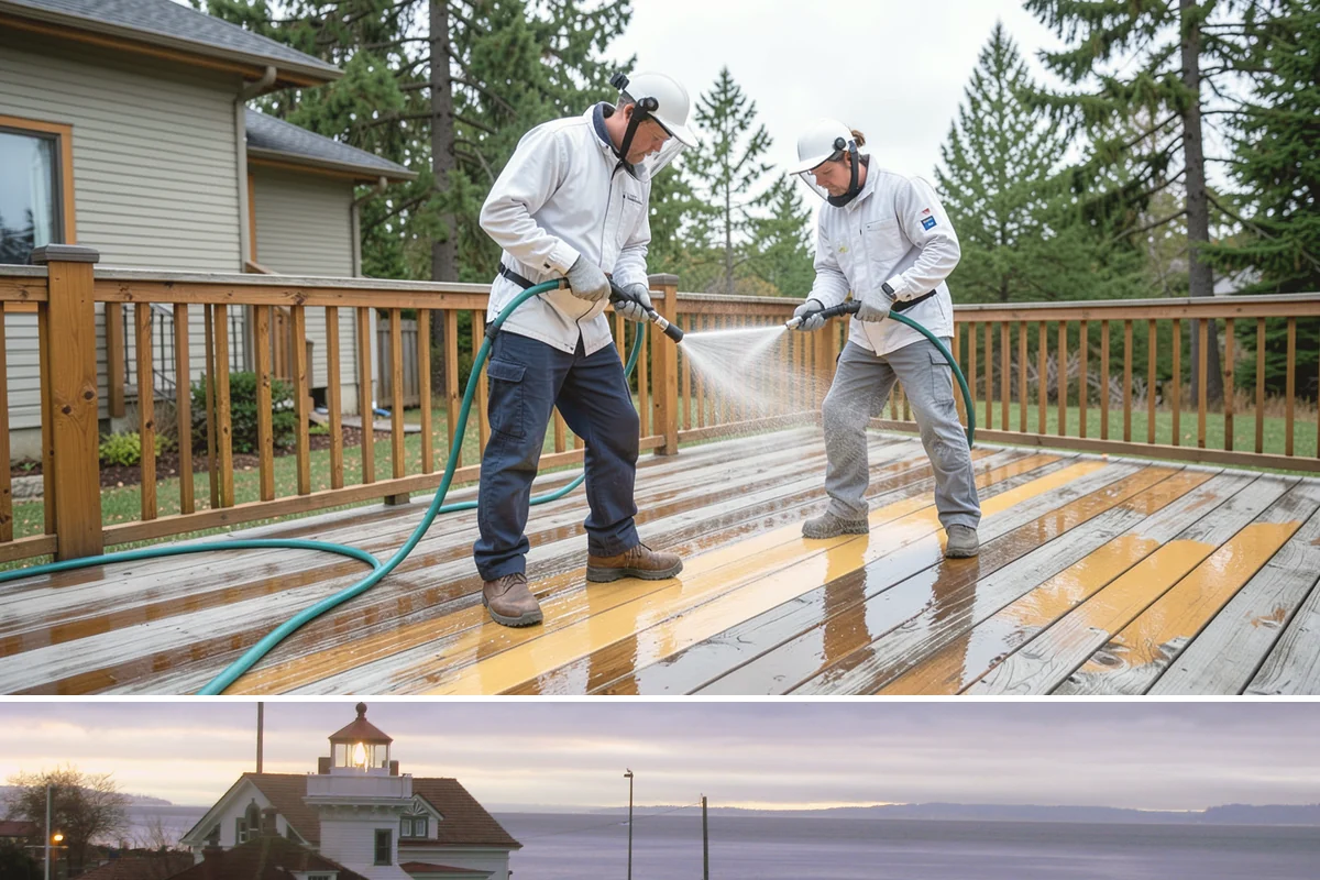 Gutter & Downspout Package in Mukilteo, Snohomish County, WA - Handle this package in early fall so downspouts run clear before the heaviest rains arrive.