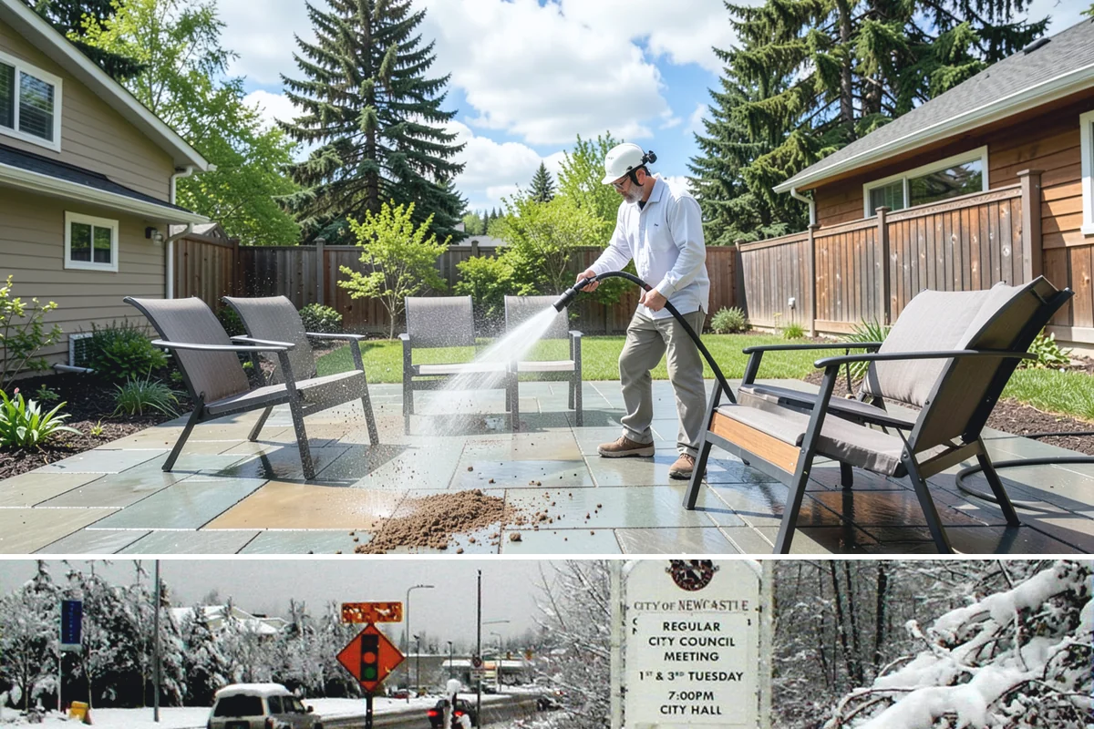 Gutter & Downspout Package in Newcastle, King County, WA - Handle this package in early fall so downspouts run clear before the heaviest rains arrive.