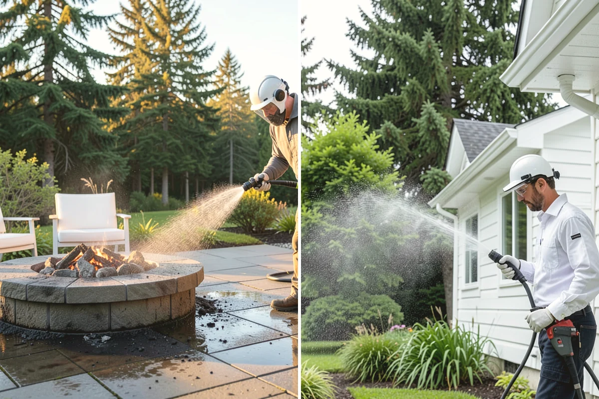 Gutter & Downspout Package in Oak Harbor, Island County, WA - Inspect gutter faces, troughs, and downspout outlets