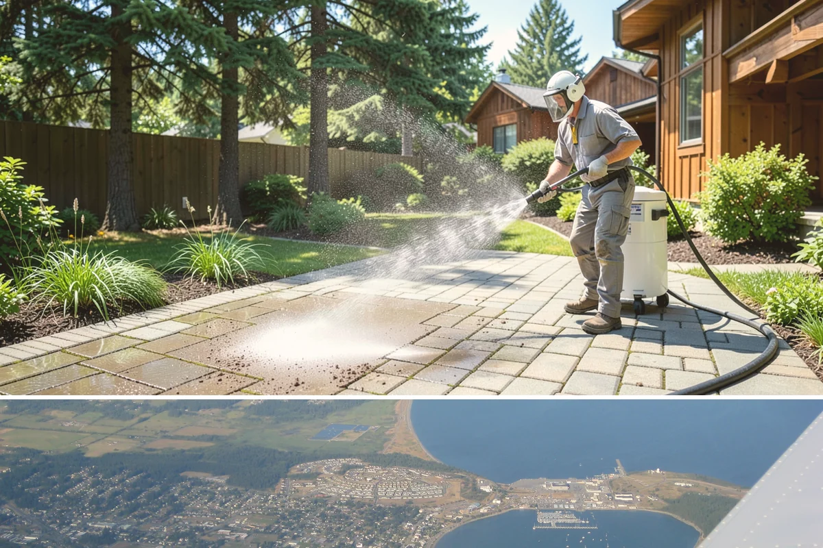 Gutter & Downspout Package in Oak Harbor, Island County, WA - Handle this package in early fall so downspouts run clear before the heaviest rains arrive.