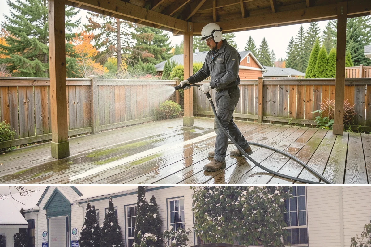 Gutter & Downspout Package in Pacific, King County, WA - Handle this package in early fall so downspouts run clear before the heaviest rains arrive.