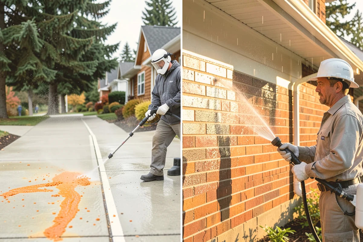 Gutter & Downspout Package in Sammamish, King County, WA - Inspect gutter faces, troughs, and downspout outlets
