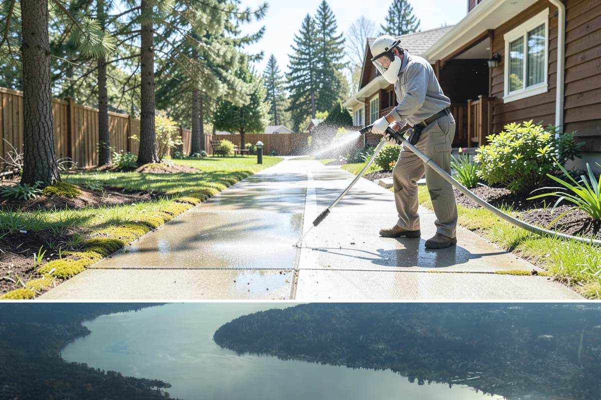 Gutter & Downspout Package in Sammamish, King County, WA - Handle this package in early fall so downspouts run clear before the heaviest rains arrive.