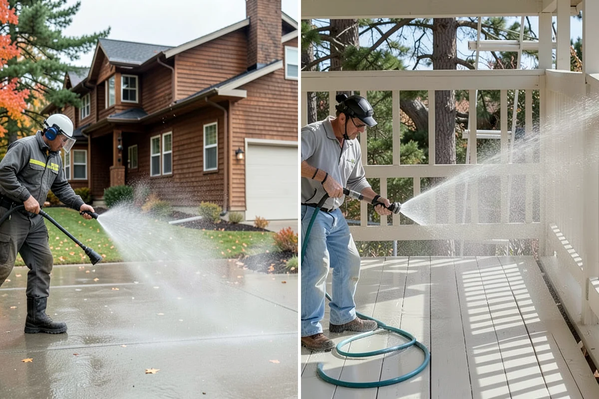 Gutter & Downspout Package in Seattle, King County, WA - Inspect gutter faces, troughs, and downspout outlets