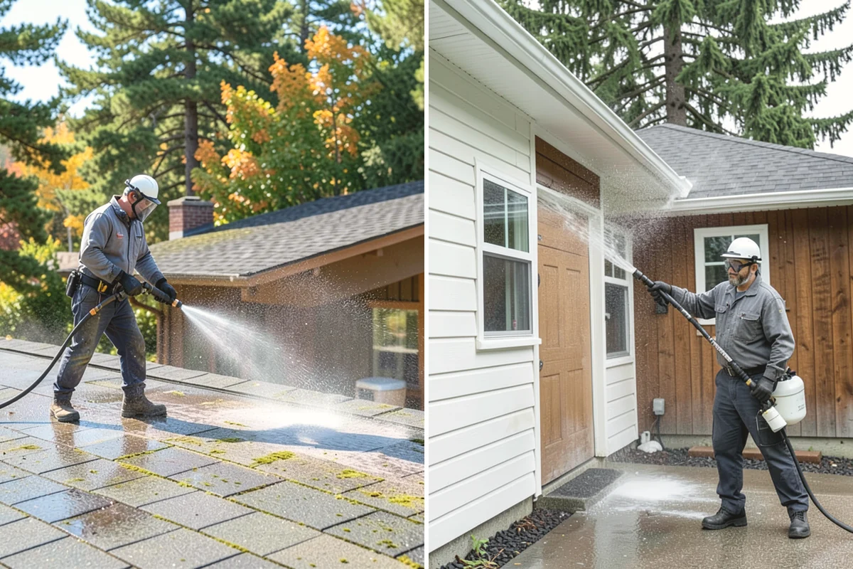Gutter & Downspout Package in Tacoma, Pierce County, WA - Inspect gutter faces, troughs, and downspout outlets