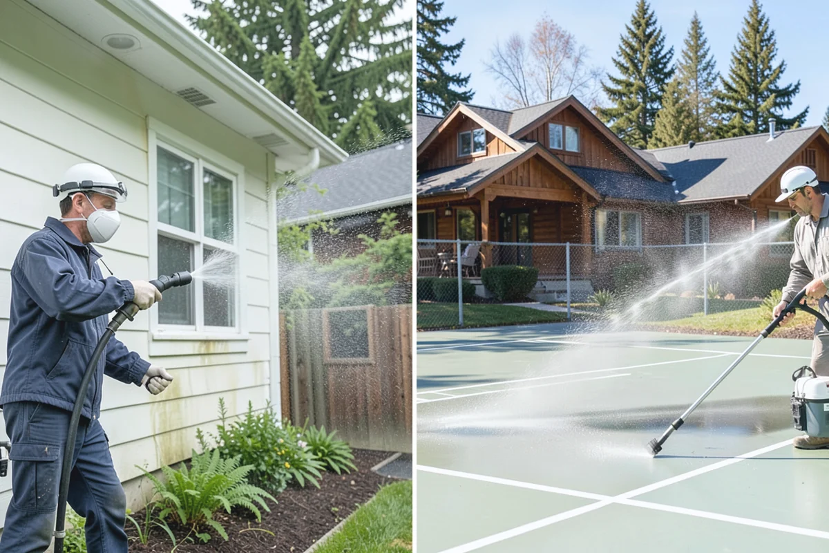 Gutter & Downspout Package in Wilkeson, Pierce County, WA - Inspect gutter faces, troughs, and downspout outlets