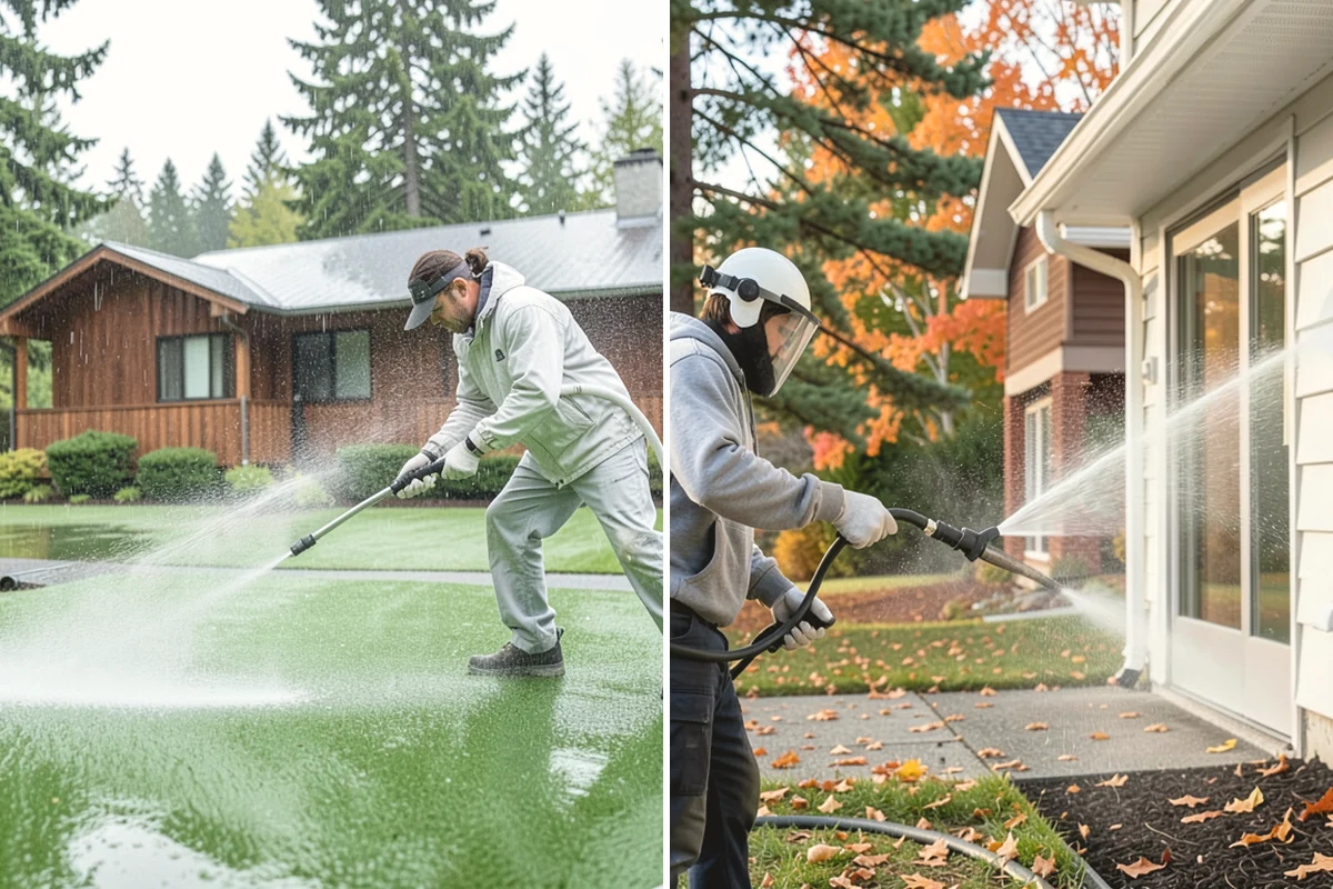 Gutter & Downspout Package in Yarrow Point, King County, WA - Inspect gutter faces, troughs, and downspout outlets