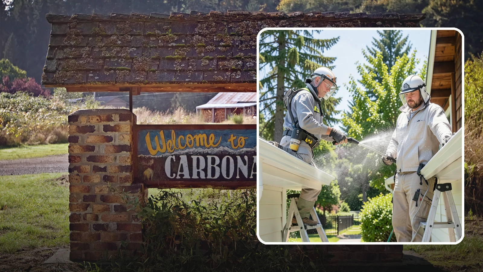 Gutter Brightening in Carbonado, Pierce County, WA - A brightening treatment that lifts dull, chalky buildup from gutter exteriors to renew their factory sheen.
