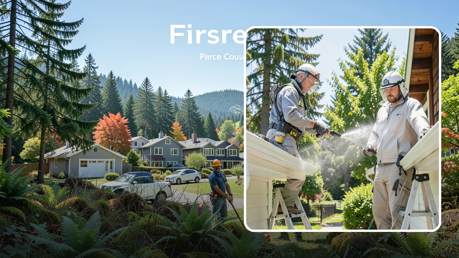 Gutter Brightening in Fircrest, Pierce County, WA - A brightening treatment that lifts dull, chalky buildup from gutter exteriors to renew their factory sheen.