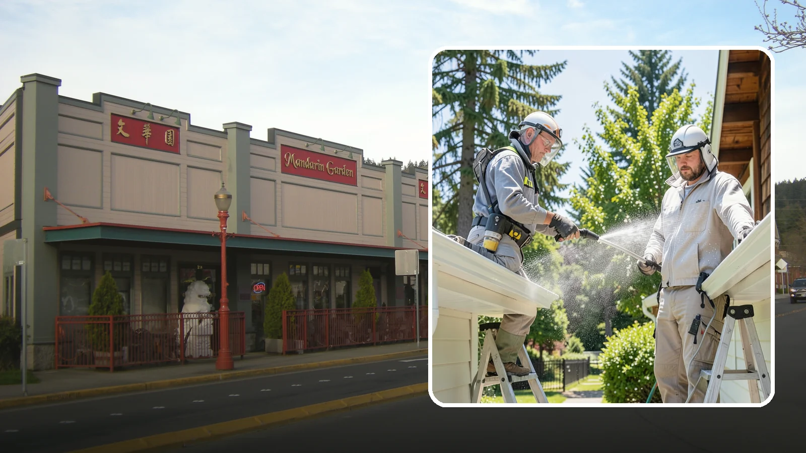 Gutter Brightening in Issaquah, King County, WA - A brightening treatment that lifts dull, chalky buildup from gutter exteriors to renew their factory sheen.