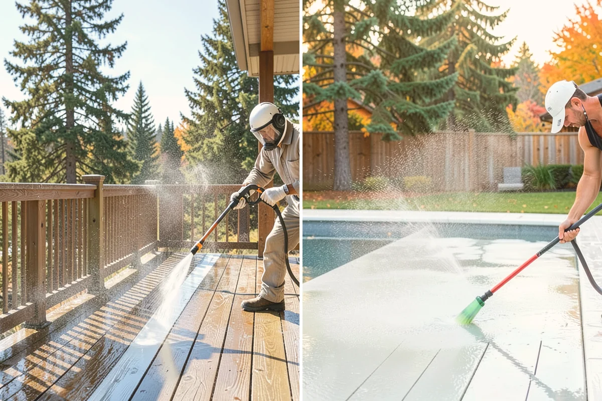 Gutter Cleaning in Algona, King County, WA - Remove debris from the troughs by hand