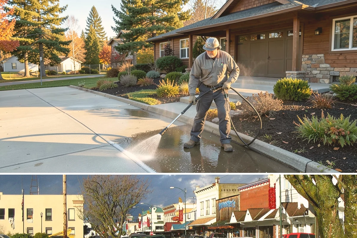 Gutter Cleaning in Arlington, Snohomish County, WA - Clean gutters in late fall after the leaves drop and again in spring to catch needle buildup, the two heaviest seasons.