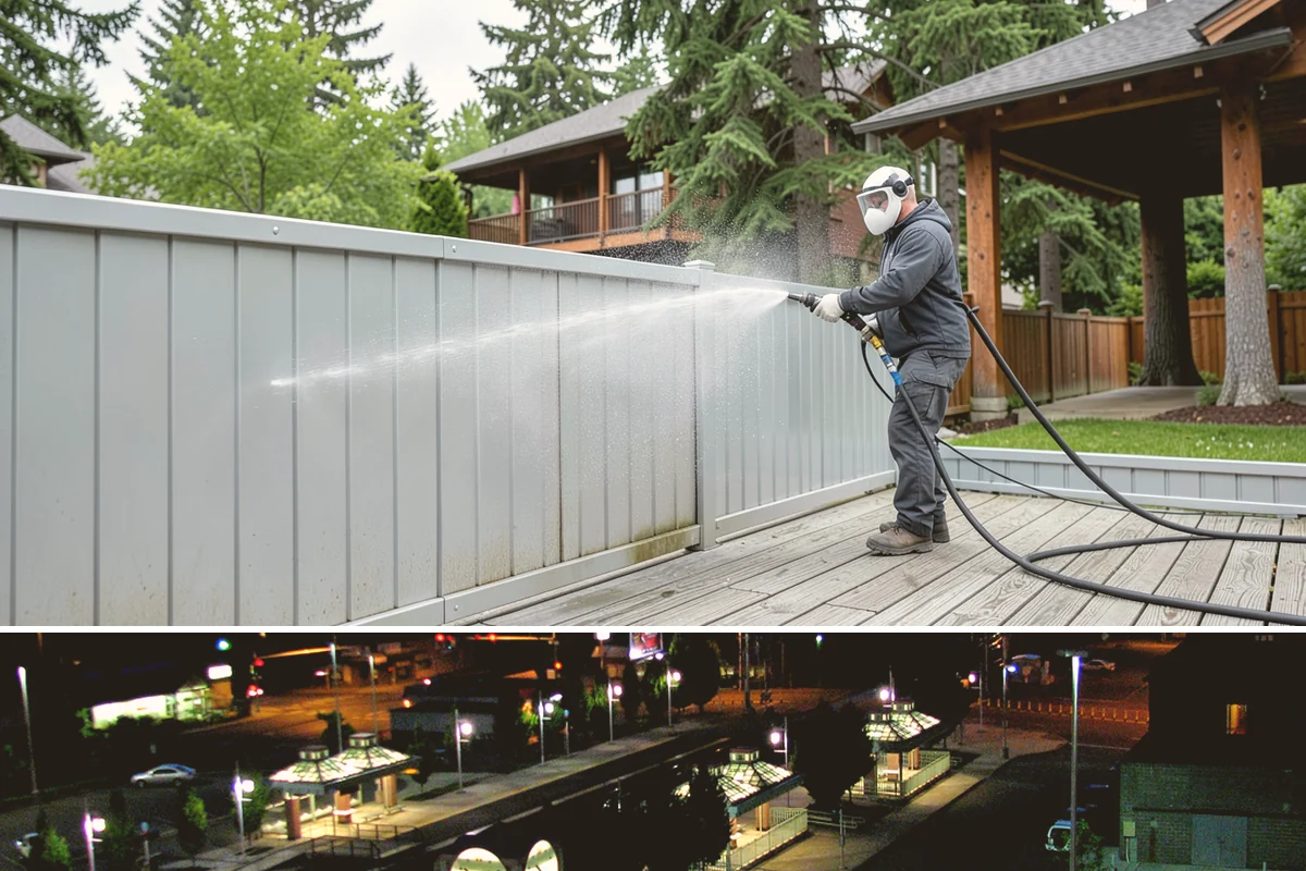 Gutter Cleaning in Auburn, King County, WA - Clean gutters in late fall after the leaves drop and again in spring to catch needle buildup, the two heaviest seasons.