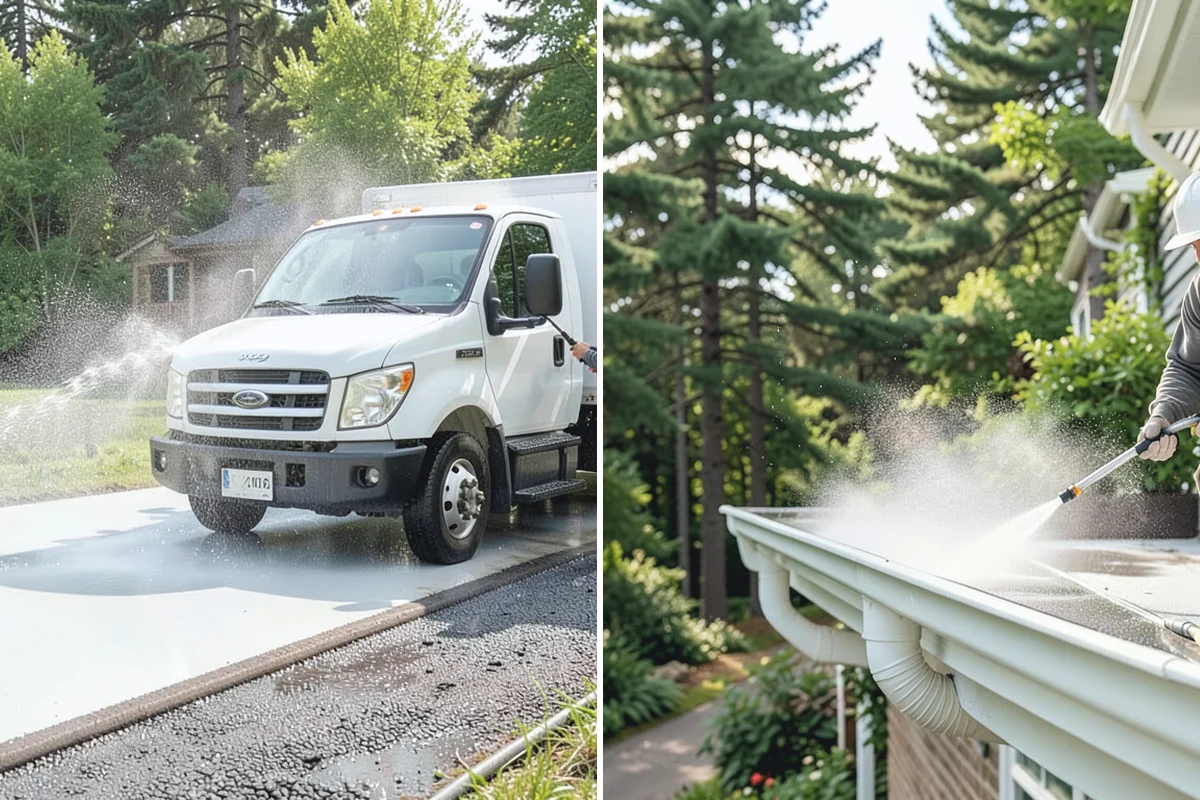 Gutter Cleaning in Bonney Lake, Pierce County, WA - Remove debris from the troughs by hand