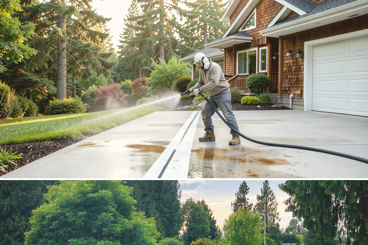 Gutter Cleaning in Bonney Lake, Pierce County, WA - Clean gutters in late fall after the leaves drop and again in spring to catch needle buildup, the two heaviest seasons.
