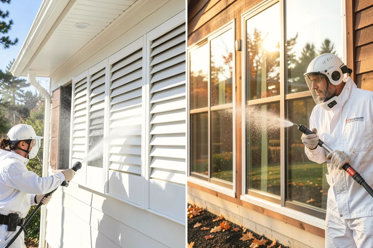 Gutter Cleaning in Burien, King County, WA - Remove debris from the troughs by hand
