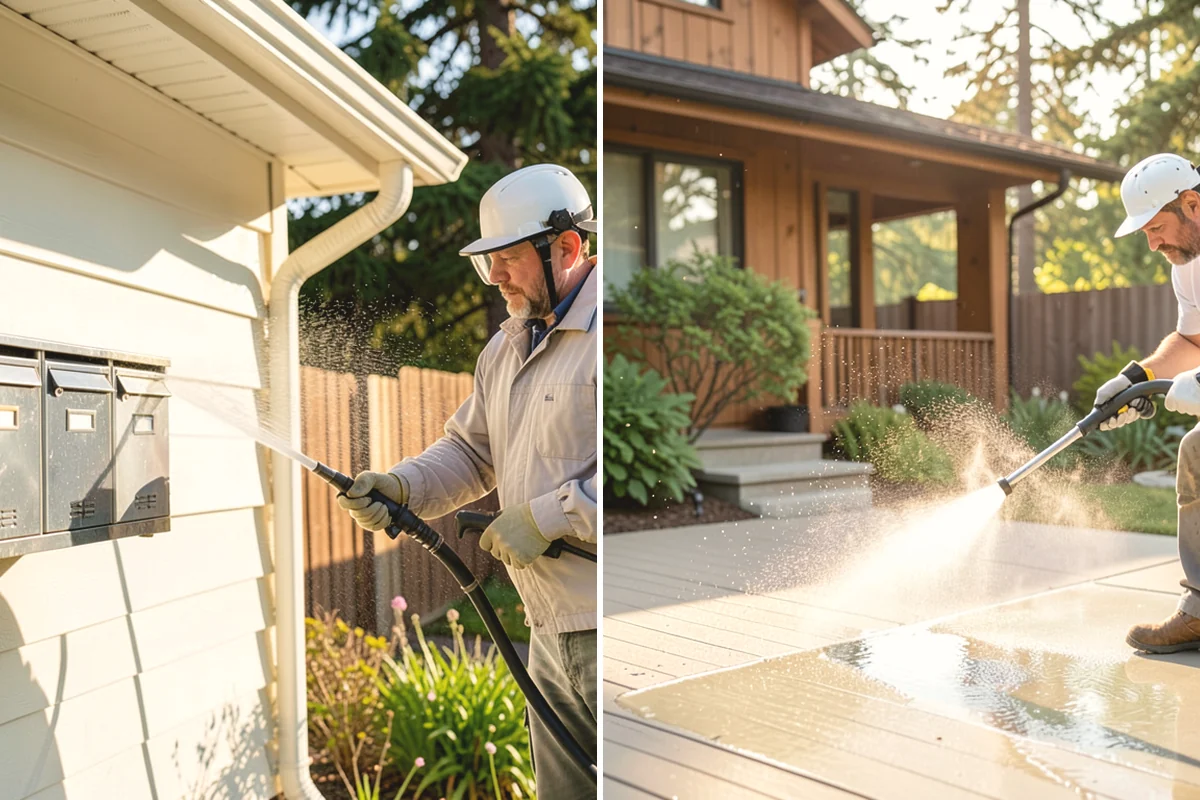 Gutter Cleaning in Carnation, King County, WA - Remove debris from the troughs by hand
