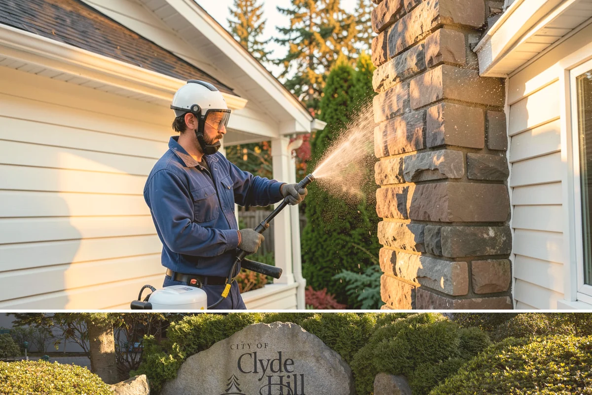 Gutter Cleaning in Clyde Hill, King County, WA - Clean gutters in late fall after the leaves drop and again in spring to catch needle buildup, the two heaviest seasons.
