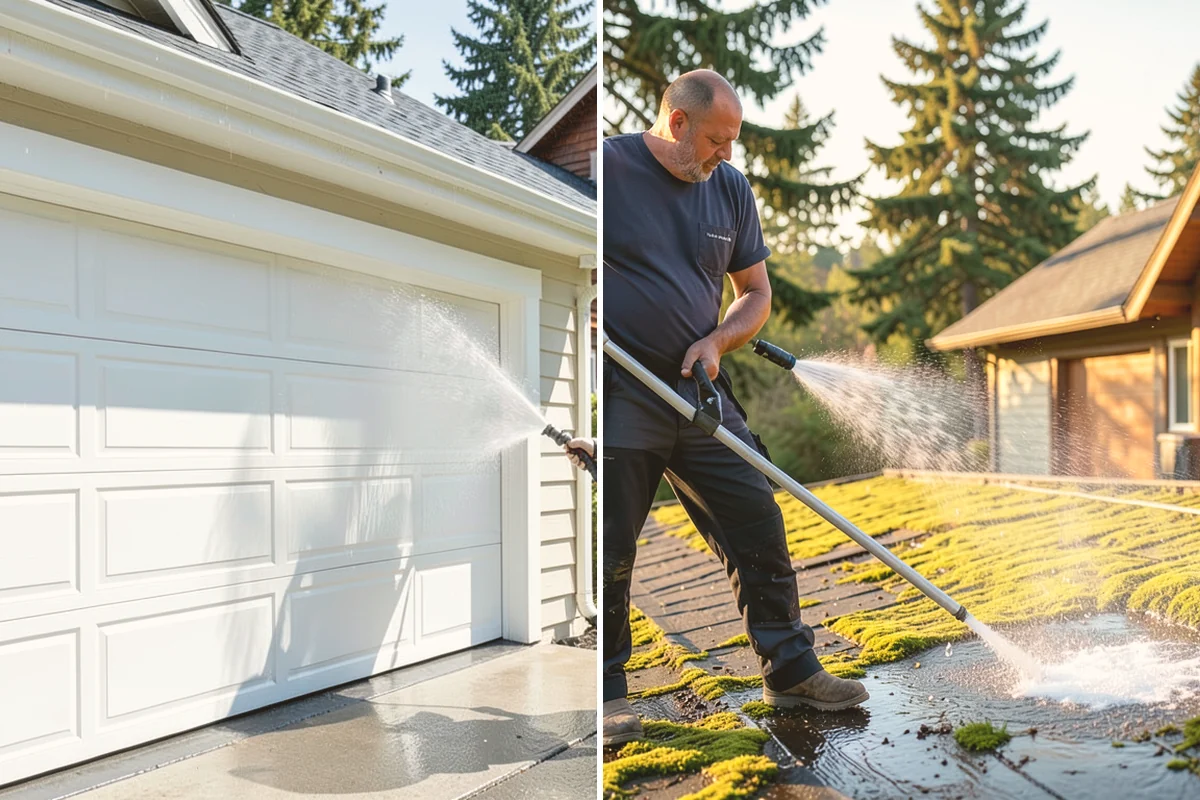 Gutter Cleaning in Eatonville, Pierce County, WA - Remove debris from the troughs by hand