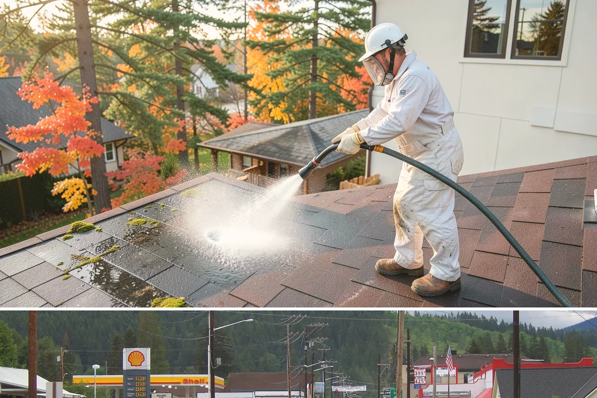 Gutter Cleaning in Granite Falls, Snohomish County, WA - Clean gutters in late fall after the leaves drop and again in spring to catch needle buildup, the two heaviest seasons.
