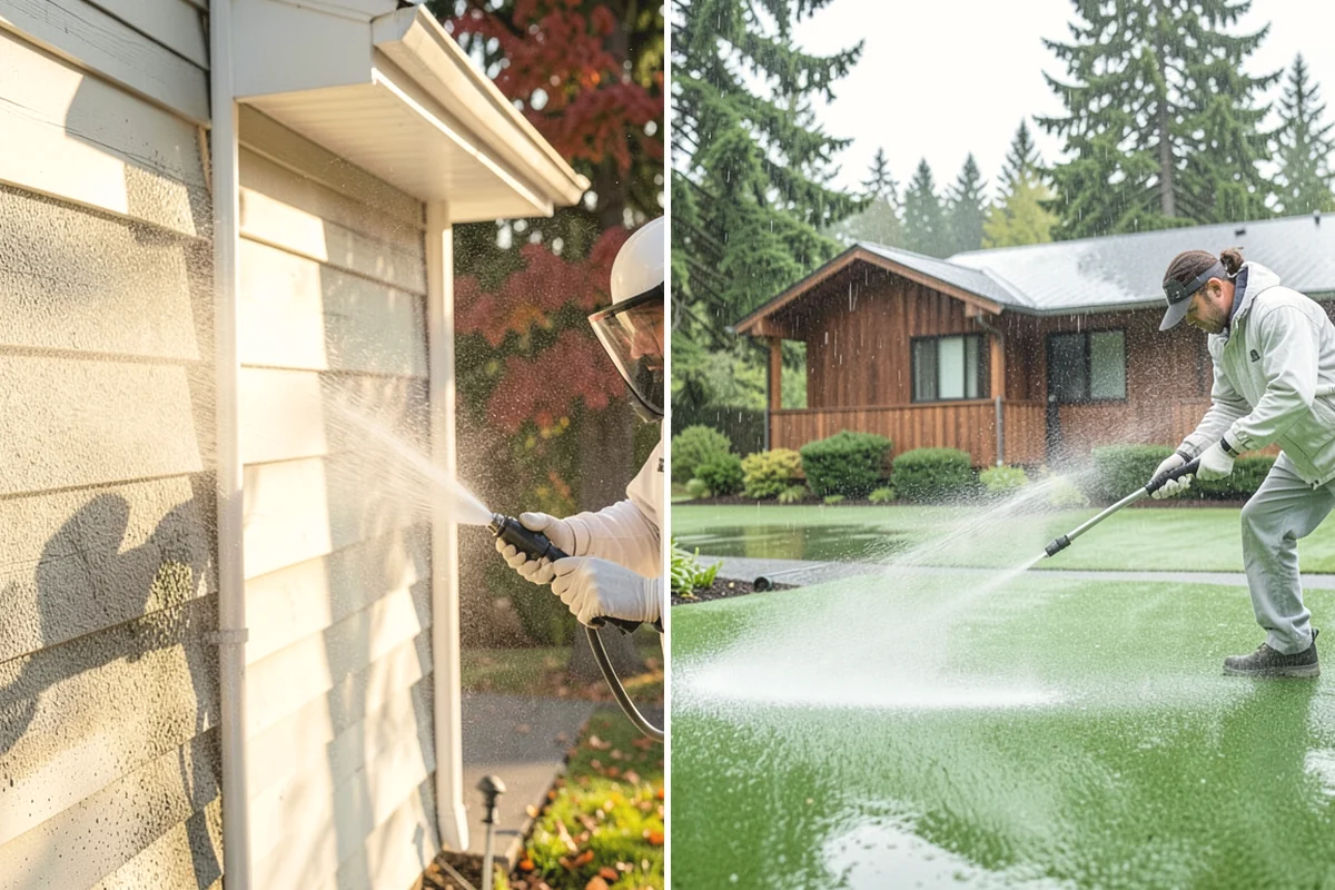 Gutter Cleaning in Lake Stevens, Snohomish County, WA - Remove debris from the troughs by hand