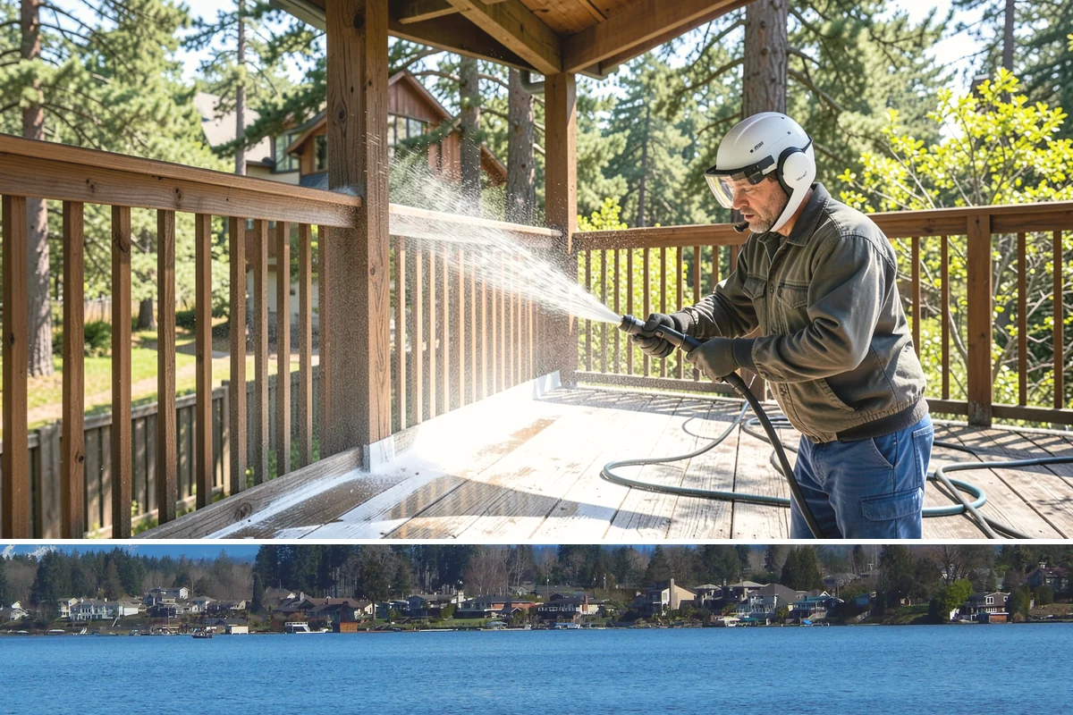Gutter Cleaning in Lake Stevens, Snohomish County, WA - Clean gutters in late fall after the leaves drop and again in spring to catch needle buildup, the two heaviest seasons.