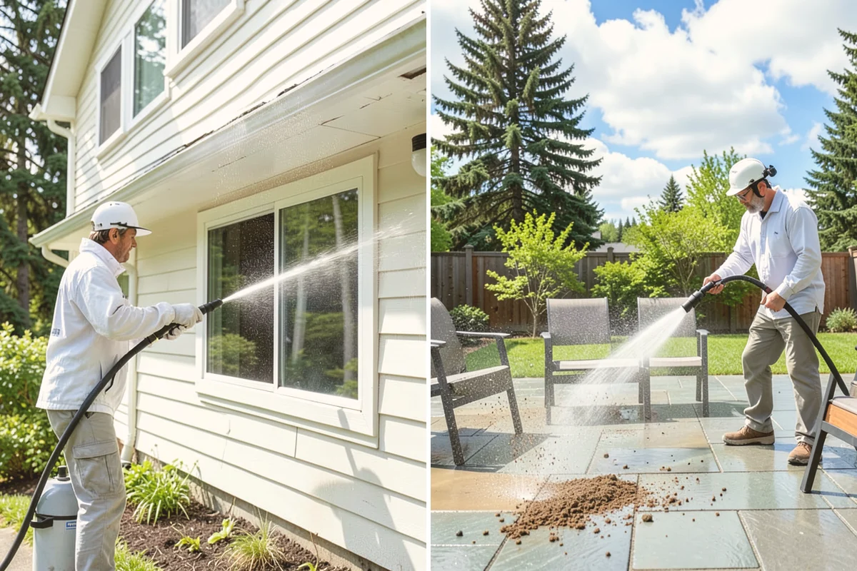 Gutter Cleaning in Langley, Island County, WA - Remove debris from the troughs by hand