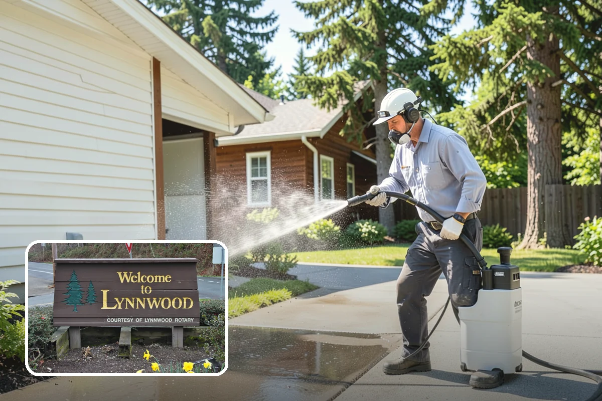 Gutter Cleaning in Lynnwood, Snohomish County, WA - Clears fir needles, moss, and leaves from the troughs