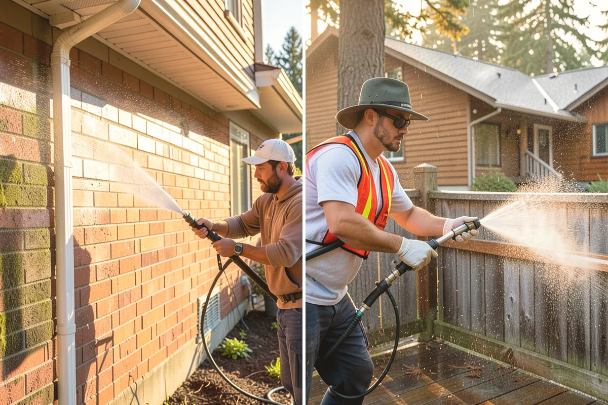 Gutter Cleaning in Monroe, Snohomish County, WA - Remove debris from the troughs by hand