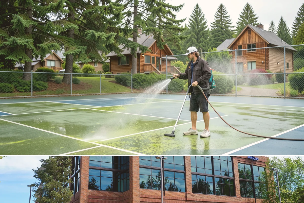 Gutter Cleaning in Mountlake Terrace, Snohomish County, WA - Clean gutters in late fall after the leaves drop and again in spring to catch needle buildup, the two heaviest seasons.