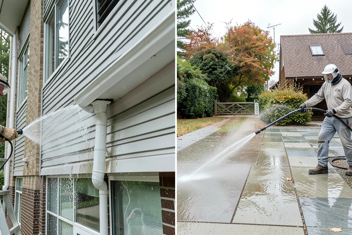 Gutter Cleaning in Normandy Park, King County, WA - Remove debris from the troughs by hand