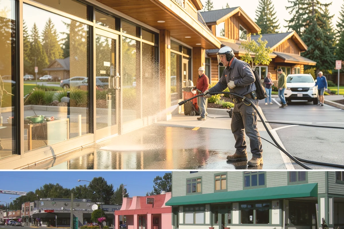 Gutter Cleaning in Snoqualmie, King County, WA - Clean gutters in late fall after the leaves drop and again in spring to catch needle buildup, the two heaviest seasons.
