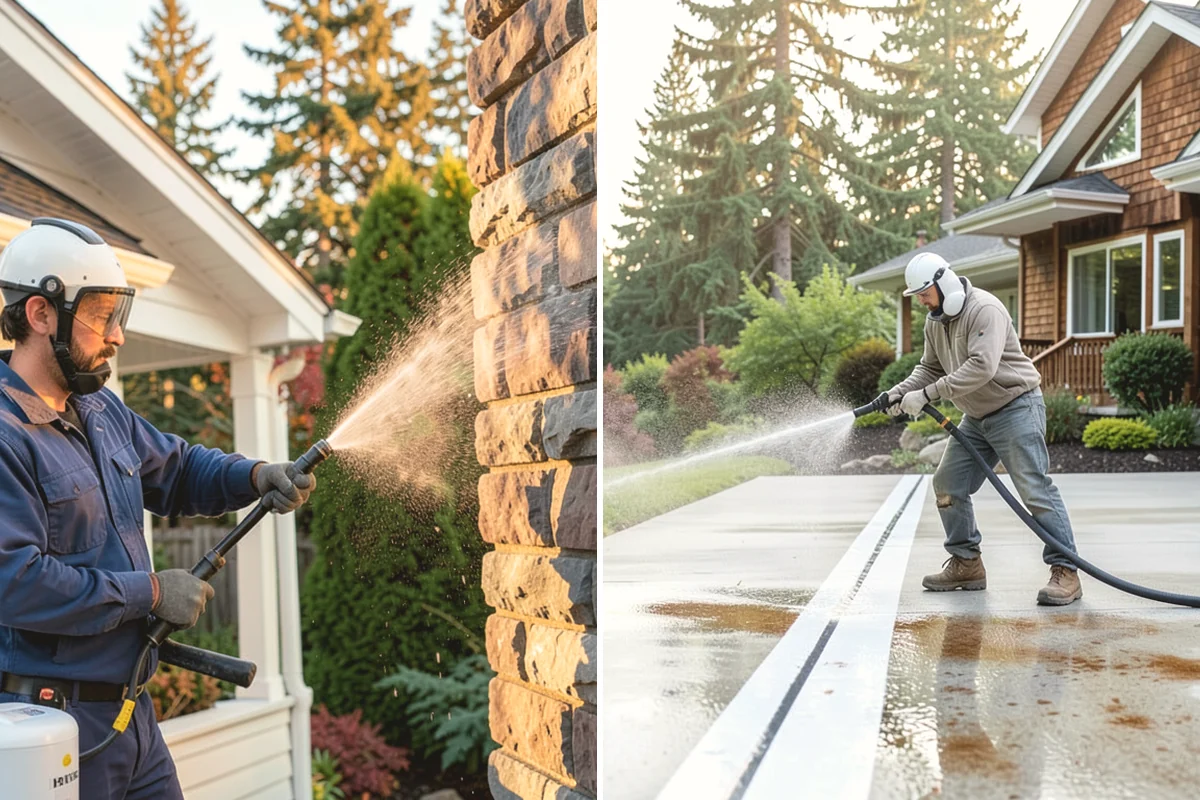 Gutter Cleaning in University Place, Pierce County, WA - Remove debris from the troughs by hand