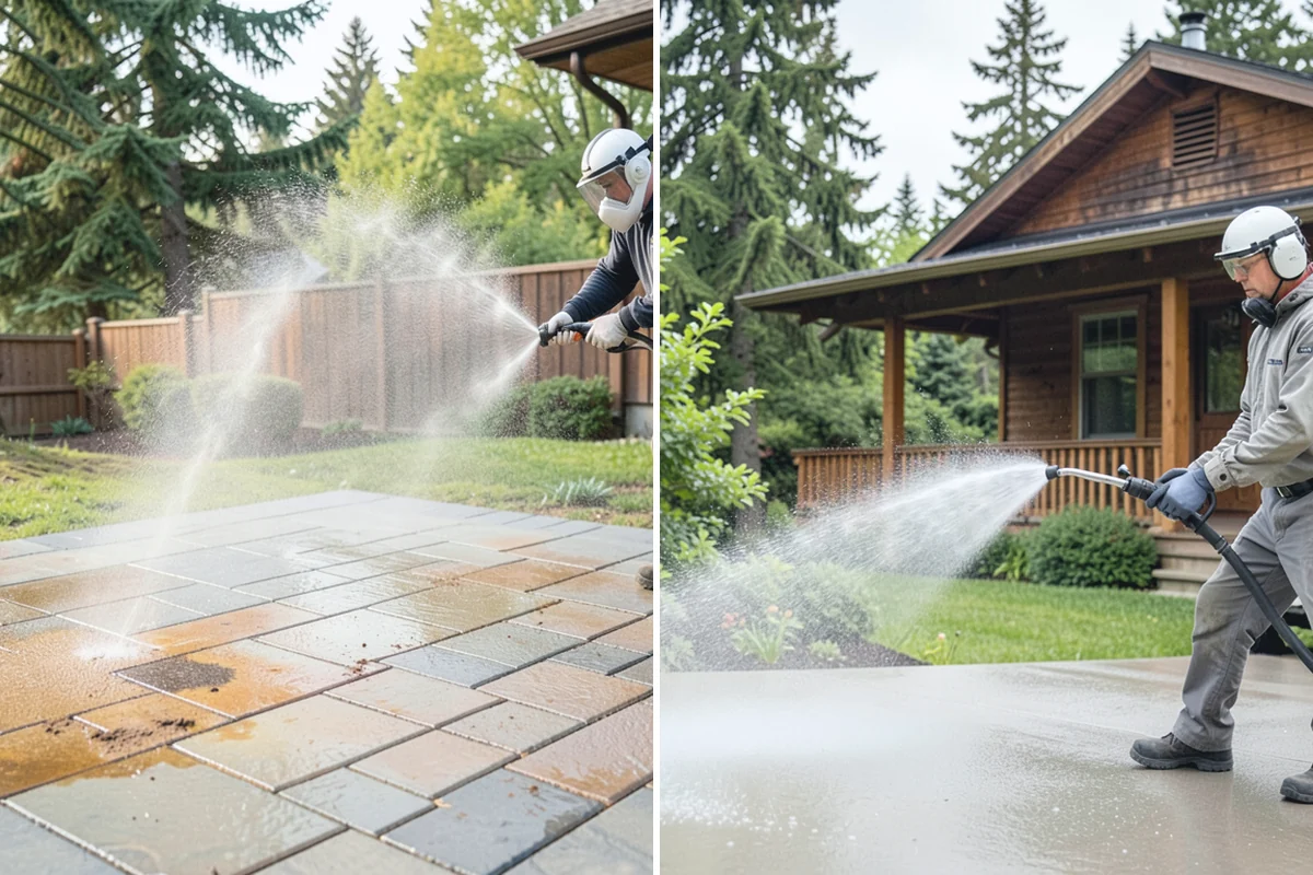 Gutter Cleaning in Woodinville, King County, WA - Remove debris from the troughs by hand