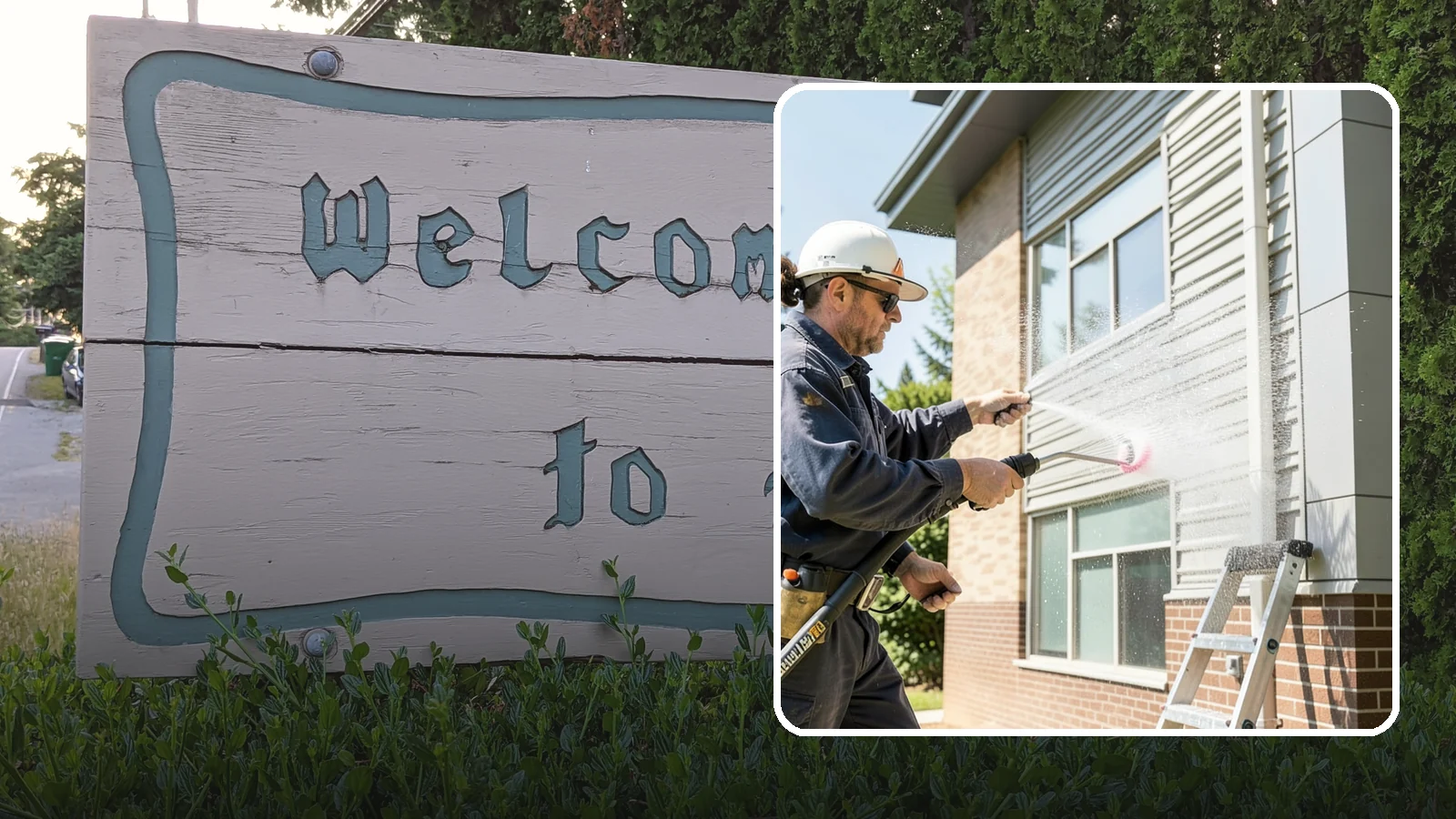 Gutter Face Cleaning in Brier, Snohomish County, WA - Straightforward cleaning of the visible gutter faces to clear grime, cobwebs, and organic film.