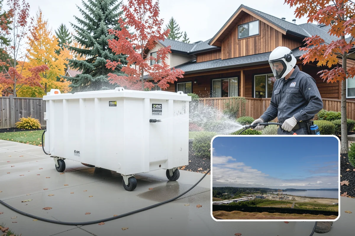 Gutter Face Cleaning in University Place, Pierce County, WA - Clears everyday grime, pollen, and green film from the faces