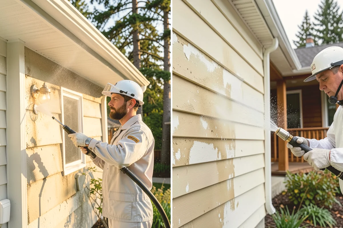 Gutter Guard Cleaning in Algona, King County, WA - Remove the debris mat resting on the guards