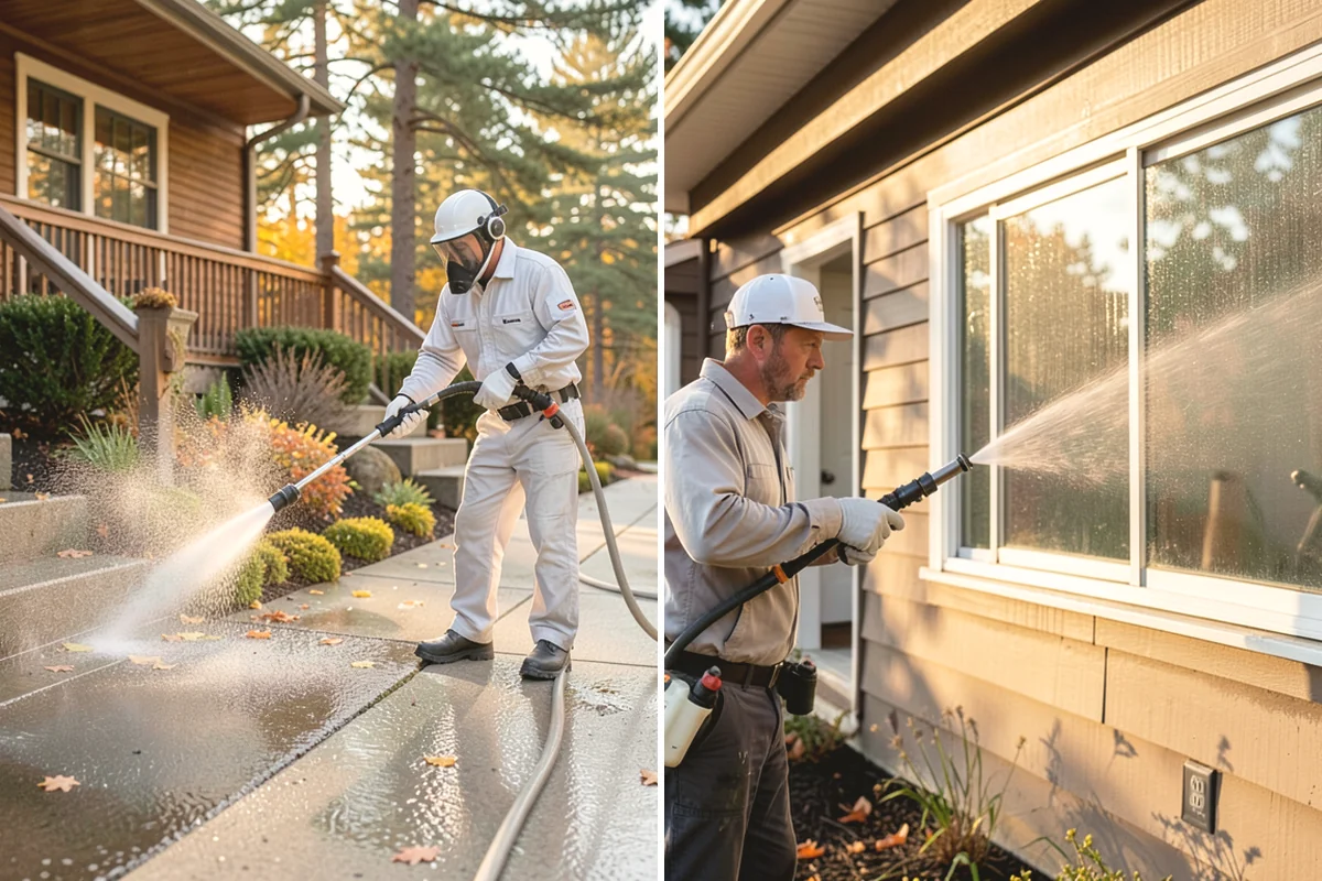Gutter Guard Cleaning in Anacortes, Skagit County, WA - Remove the debris mat resting on the guards