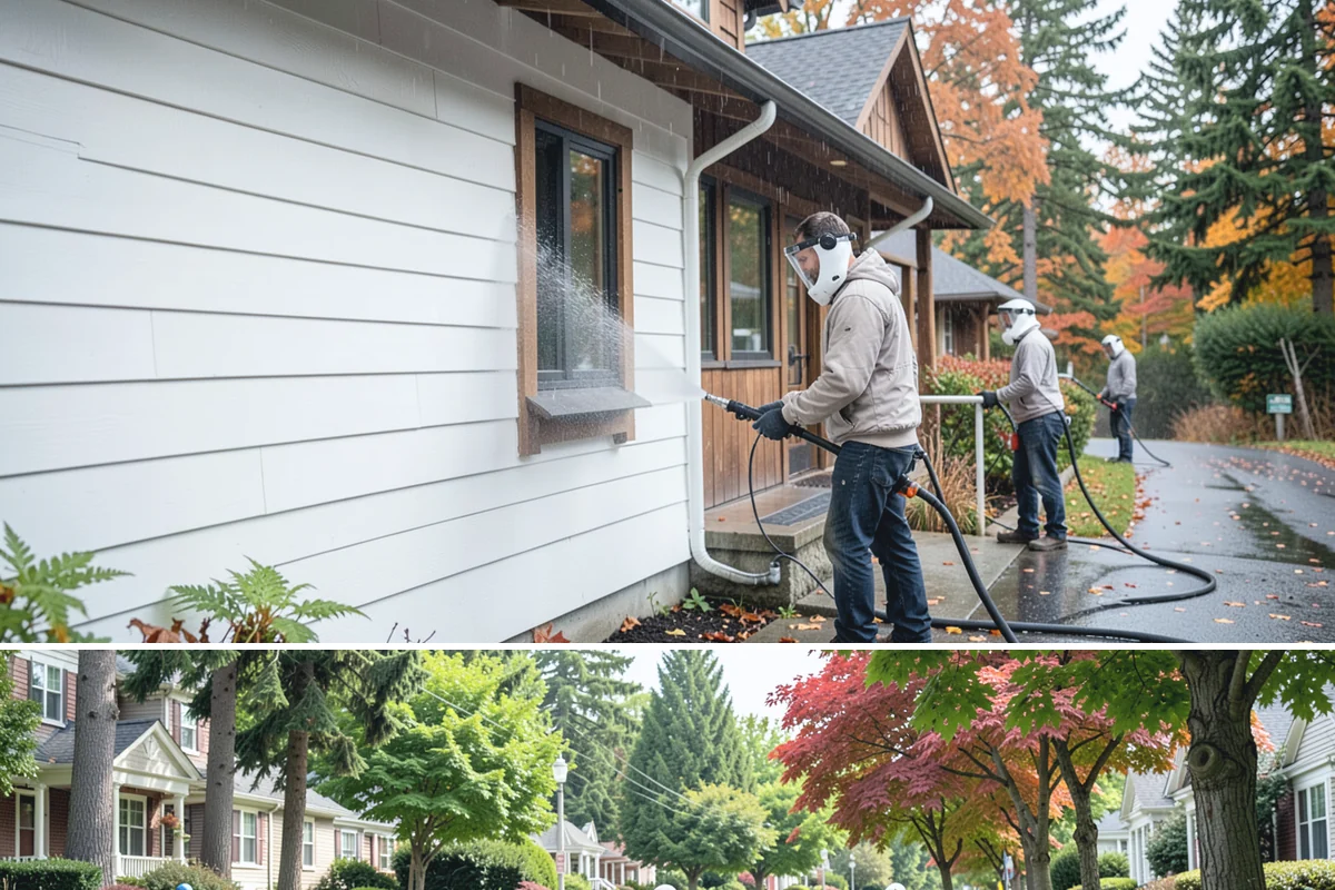 Gutter Guard Cleaning in Beaux Arts Village, King County, WA - Clean guards in late fall and again mid-spring to stay ahead of the needle drop that mats them over.