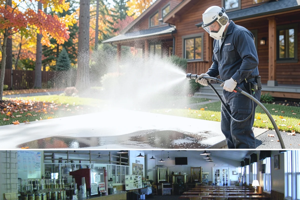Gutter Guard Cleaning in Black Diamond, King County, WA - Clean guards in late fall and again mid-spring to stay ahead of the needle drop that mats them over.