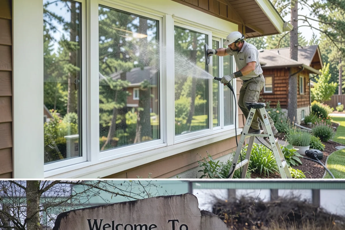 Gutter Guard Cleaning in Buckley, Pierce County, WA - Clean guards in late fall and again mid-spring to stay ahead of the needle drop that mats them over.