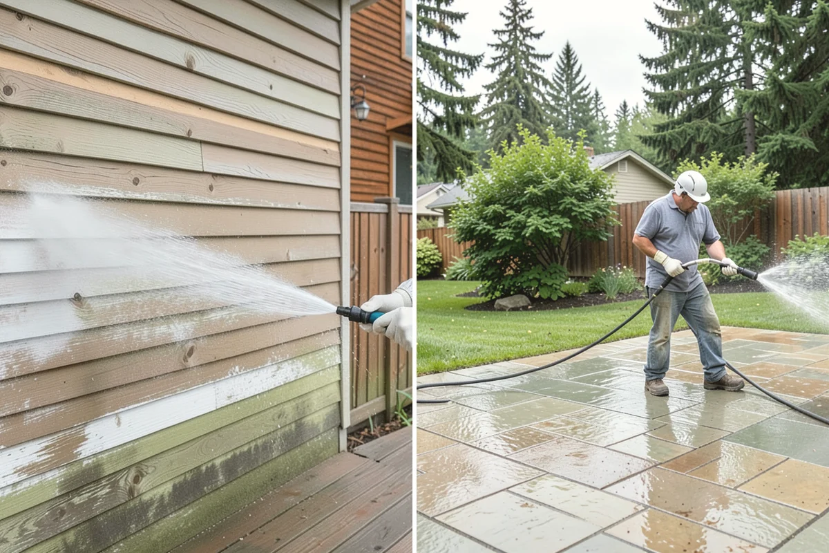 Gutter Guard Cleaning in Burlington, Skagit County, WA - Remove the debris mat resting on the guards