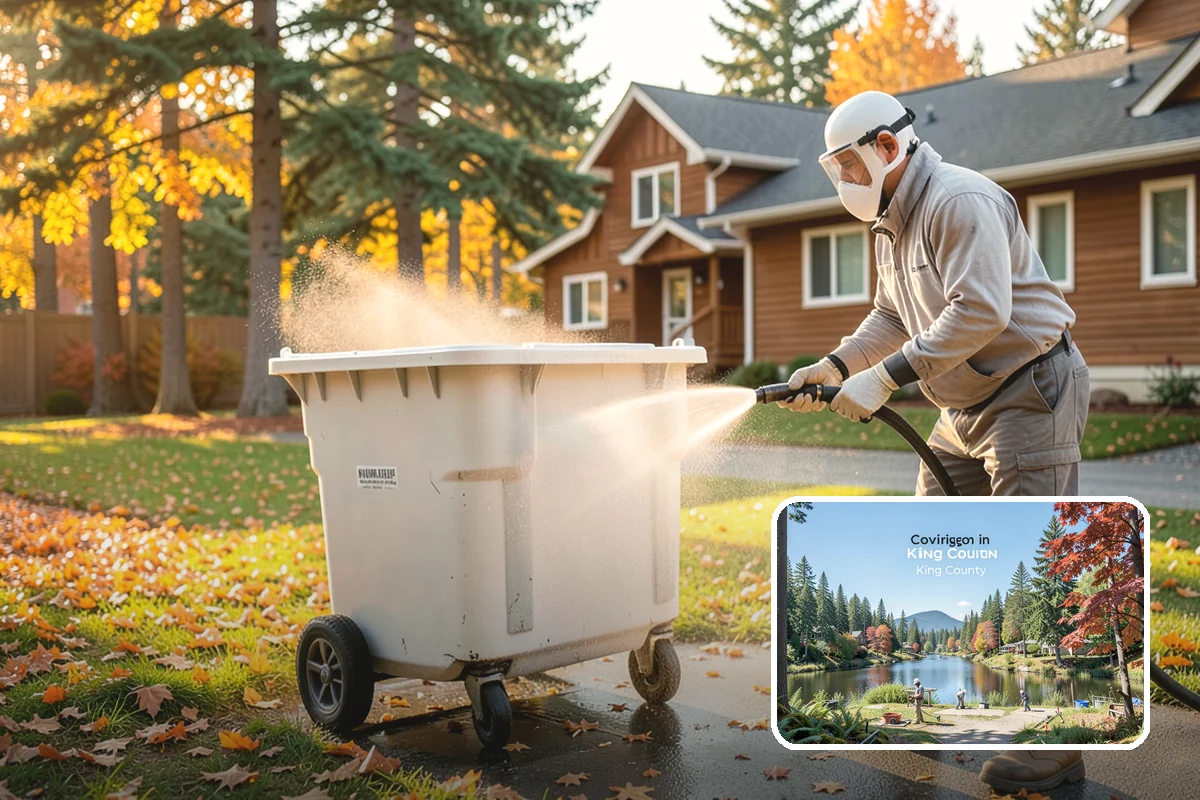 Gutter Guard Cleaning in Covington, King County, WA - Clears matted needles and moss off the guard surface