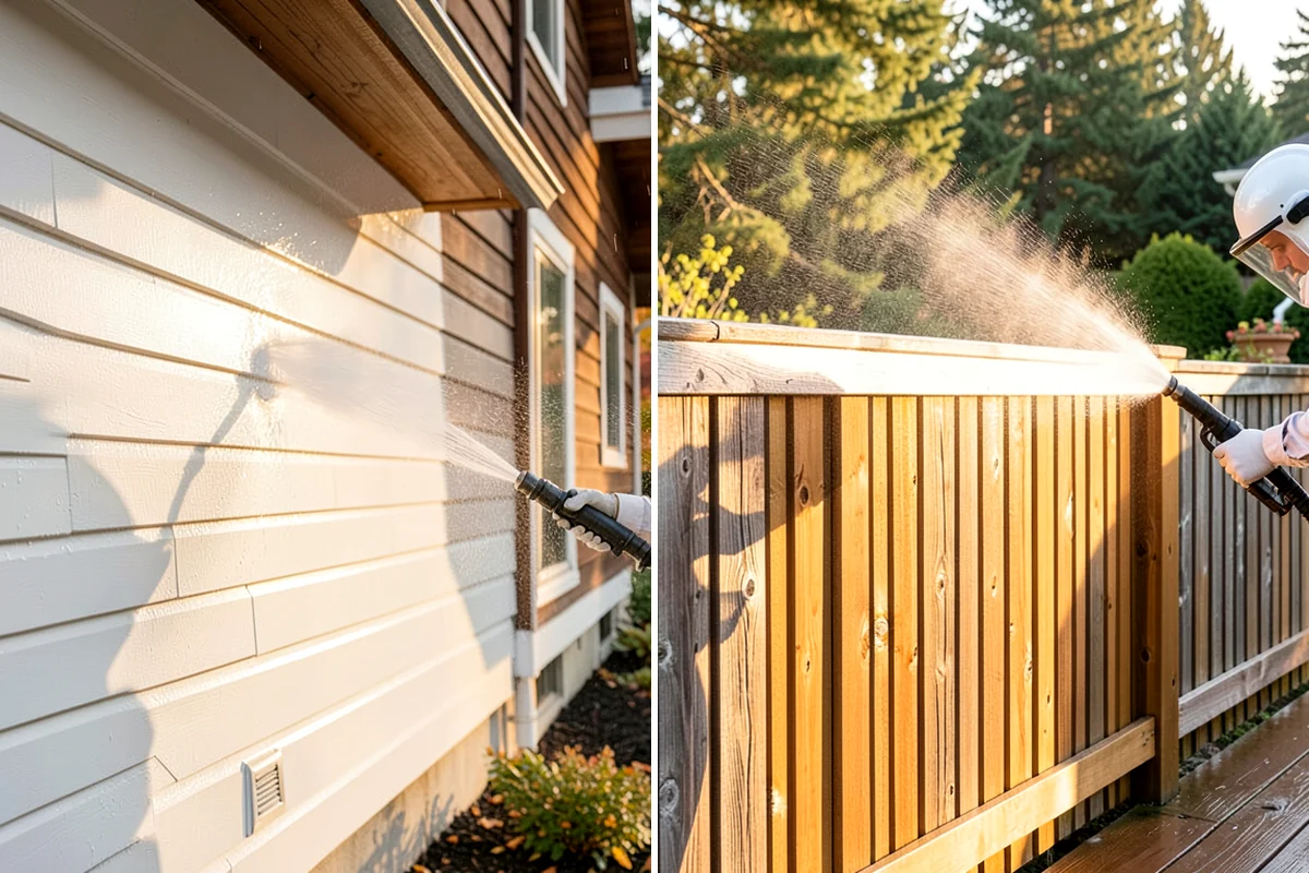 Gutter Guard Cleaning in DuPont, Pierce County, WA - Remove the debris mat resting on the guards