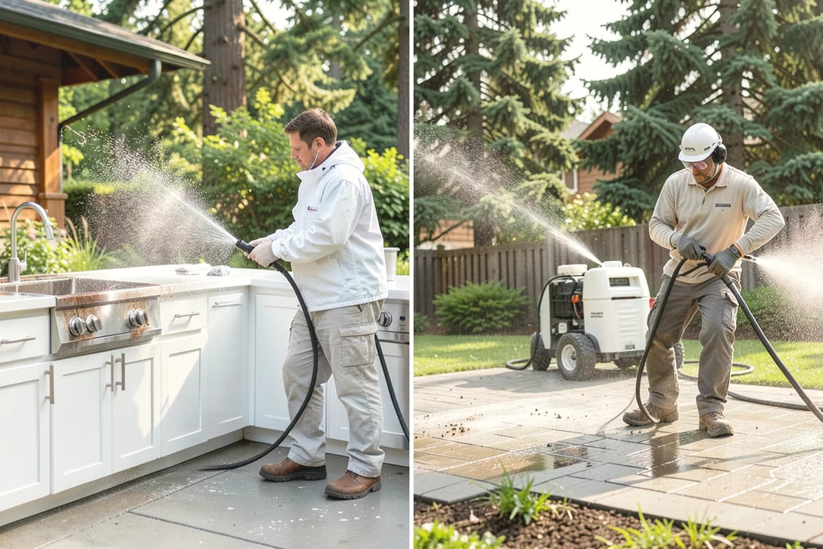 Gutter Guard Cleaning in Duvall, King County, WA - Remove the debris mat resting on the guards