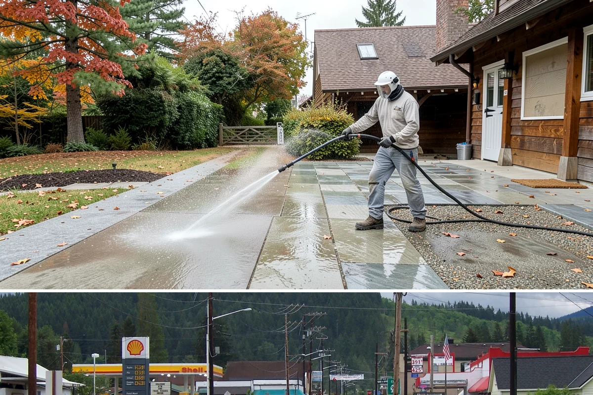 Gutter Guard Cleaning in Granite Falls, Snohomish County, WA - Clean guards in late fall and again mid-spring to stay ahead of the needle drop that mats them over.